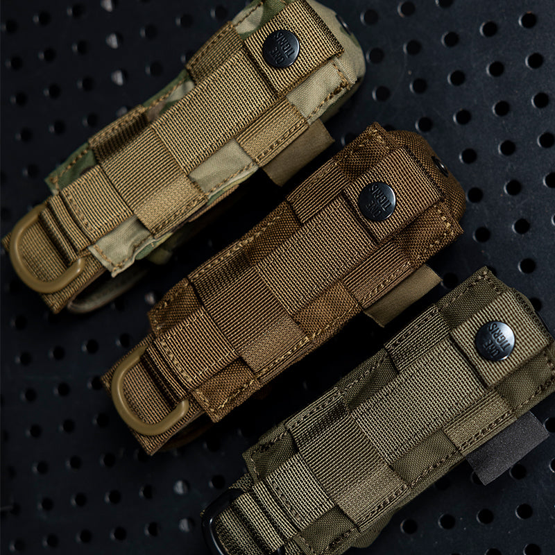 Flashlight Pouch 02 丨MOLLE System & Adjustable Hooks